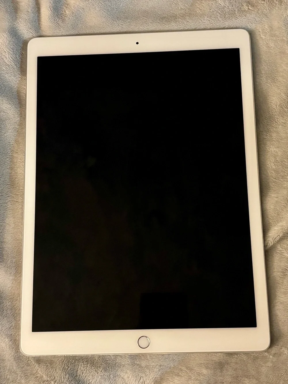 Apple iPad Pro 12.9-inch 1st Gen in Silver w/ Apple Lightning USB Cable
